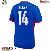 Camiseta Francia Adrien Rabiot #14 Primera Equipación Eurocopa 2024 manga corta
